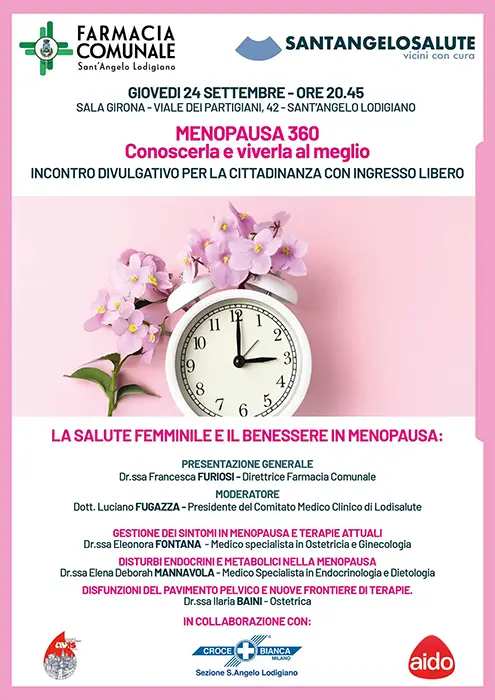 Locandina Iniziativa Menopausa 24 9 2026